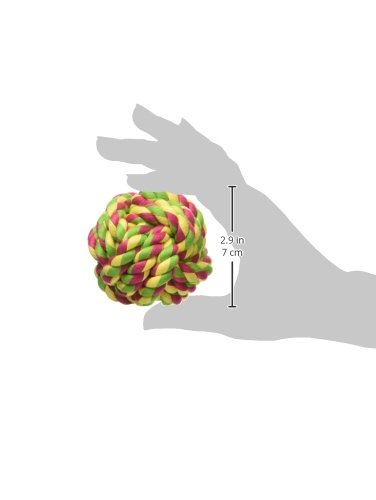 Flossy Chews Monkey Fist Ball, Mini, 2-1/2-Inch - Thumbnail 2