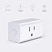 AUKEY Wi-Fi Smart Plug (2 Pack), Mini Socket Compatible with Alexa, Google Assistant, No Hub Required, Compatible with IFTTT and AUKEY Home App