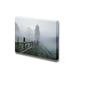 Beautiful Scenery Landscape Stunning Foggy Morning Wall Decor