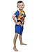 Nickelodeon Toddler Boys' Blaze 3-Piece Pajama Set