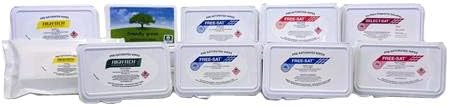 FS-NT1-77.99 Pre-Saturated Cleanroom Wipe, ISO Class 5, Polyester/Cellulose, 99% Alcohol/1% DI Water, 7" Width x 7" Length (Pack of 100)