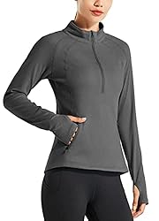 Willit Women's Fleece Running Jacket Pullover