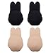 Skin-Friendly Self-adhesive bras for women Inside Adhesive Bra, 2 Pack Women's Youngle Girl Sticky Strapless Backless Dress Bras Adhesive Invisible Backless Push Up Strapless Sticky Bras for Women
