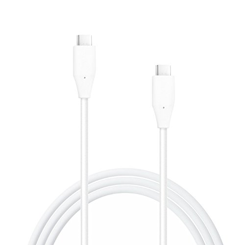 LG USB Cable Type C to Type C Data Charging Cable for Nexus 6P Charger, Nexus 5x Charger, Apple New Macbook , OnePlus 2, Nokia N1, Other Type-C Supported Devices - (WHITE) - (Non-Retail Packaging)