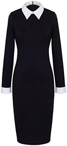 HOMEYEE Women's Celebrity Turn Down Collar Business Bodycon Dresses, Black,  XXL price in UAE | Amazon UAE | kanbkam