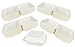 Green Earth 8-Inch, 200-Count, 1-Compartment, Compostable Clamshell, Natural Bagasse (Sugarcane Fiber), Take-Out/To-Go Food Boxes - Biodegradable Containers, Hinged Lid - Microwave-Safe - Gluten-Free