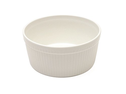 White Basics Collection, Souffle Dish, 8", White - Thumbnail 2