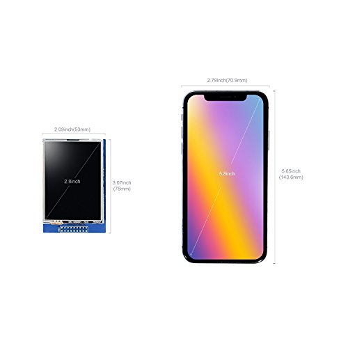 ELEGOO UNO R3 2.8 Inches TFT Touch Screen with SD Card Socket with