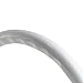 350mm Chrome Marine Boat Steering Wheel with White Grip and Horn Cover Plate