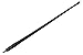 AntennaMastsRus - 13 Inch All-Terrain Flexible Rubber Antenna is Compatible with Hummer H3 (2006-2010) - Spring Steel Internal Core