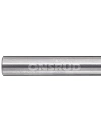 onsrud Cutter 62   750 Series Square Nariz de carburo End Mills, pulgadas, Uncoated (acabado brillante), 21 grados Helix, para usar con plásticos suave, 1