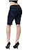 Women's Stretchy Denim Bermuda Short B22880X Indigo 16