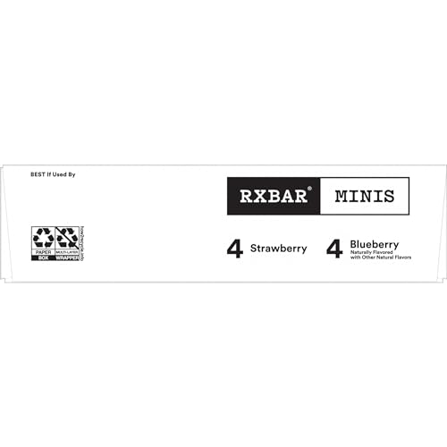 RXBAR MINIS PROTEIN BARS, GLUTEN FREE SNACKS, BREAKFAST SNACKS, VARIETY PACK, 7.3OZ BOX (8 BARS)