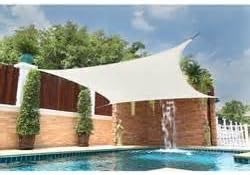 San Diego Sail Shades 20'x20' Square (White) - Heavy Duty Commercial Grade Shade Sail