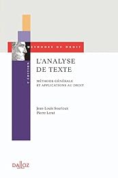 L' analyse de texte