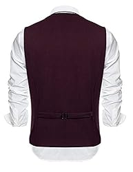 COOFANDY Men's Formal Fashion Layered Suit Vest
