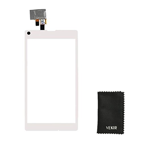 Touch Digitizer Glass Lens Screen Repiar Parts Compatible with Sony Xperia L (White) VEKIR Retail Packaging