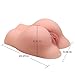 Rzoeox Sex Doll Male Masturbator, Realistic TPE 3D Love Dolls with Tight Vagina and Anal Extremely Soft Ass Adult Sex Toy for Men (10.24 x 9.06 x 4.33in,5.5lb)
