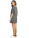 ROMWE Women's Short Sleeve Casual Loose Fit T-Shirt Tunic Dress Swing Dress Grey S