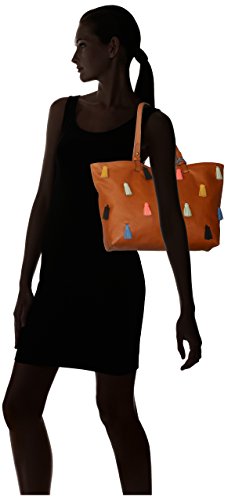 Tote-Brown Multi Fossil Rachel