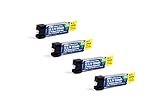 Pack of 4 E-Flite 150mah 1s 3.7v 25c Lipo Battery e flite (4Pcs)