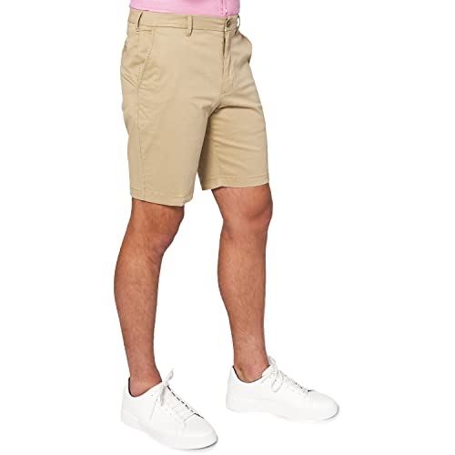 IZOD Men's Saltwater 9.5" Flat Front Chino Short Pale Khaki 29 for sale