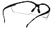 Pyramex V2 Readers Safety Eyewear, Clear +3.0 Lens With Black Frame