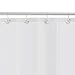 Amazer Shower Curtain Hooks Rings, Metal Decorative Resin Hooks Shower Curtain Rings for Bathroom Shower Rods Curtain and Liner, White Rose, 12 PCS