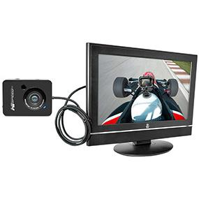 Connect to your TV via HDMI Mini cable to replay all the action!