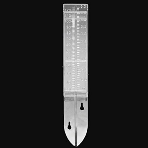 Cedmon Clear Outdoor Rain Gauge, Sprinkler Gauge (set of 2)