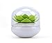 Bloss Q-Tips Holder Cotton Ball/Swab Organizer Lotus Shape Swab Cosmetic Storage&Toothpick Holder, Green