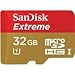 Sandisk 32GB Extreme MicroSDHC UHS-I Card (SDSDQXL-032G-A46A)