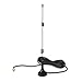 xmartO AT2473 2.4GHz 7dBi High-Gain WiFi Booster Antenna with Magnetic Desktop Base, 802.11b/g/n, 3m/10ft Extension Cable