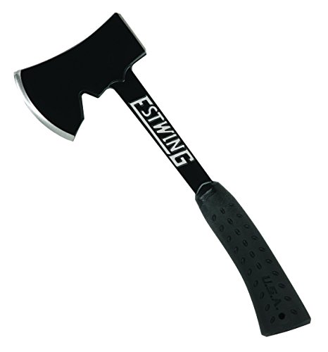 Estwing EB-25A 14" Camper's Axe with Shock Reduction Grip, Black Finish