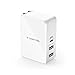 LENTION 45W USB-C Power Delivery Wall Charger with Fast Charge PD Adapter Compatible iPhone Xs/Max/XR/X/8 Plus/8, iPad Pro, MacBook Pro & Air (with Thunderbolt 3), Samsung S9/S8/Note 8, More (White)
