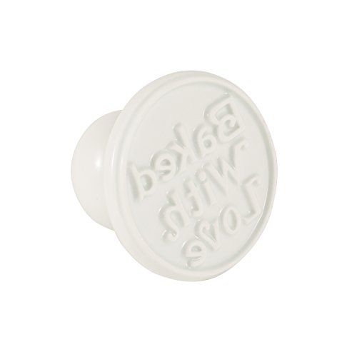 Fitz & Floyd 3 Piece Letters to Santa Collection Milk & Cookie Press, Red/White - Thumbnail 3