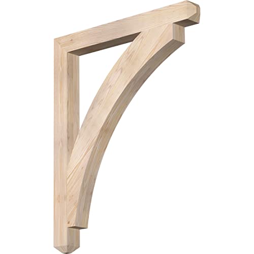 3 1/2"W x 34"D x 42"H Thorton Craftsman Smooth Bracket, Douglas Fir