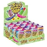 Topps Triple Power Push Pop Candy - 16 / Box