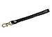 Golden Buckle Newest Genuine Leather Replacement Wrist Strap For Clutch/Wristlet/purse/pouch (Black)