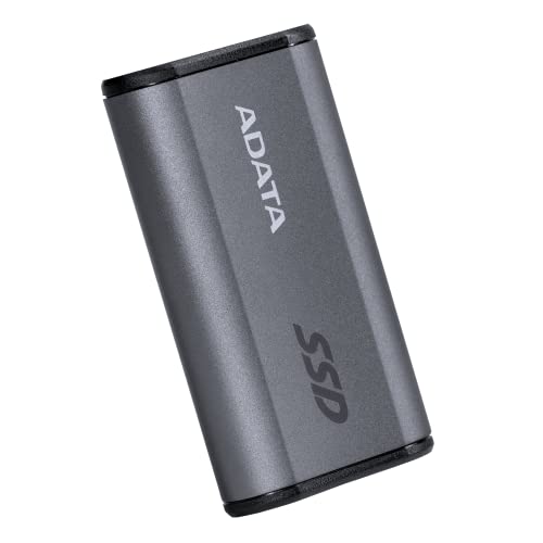 ADATA SE880 1TB - Up to 2000 MB/s- SuperSpeed USB 3.2 Gen 2x2 USB-C External Portable SSD Titanium (AELI-SE880-1TCGY)