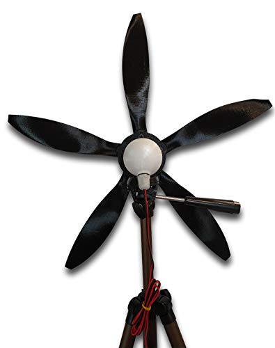 Cutting Edge Power Mini 12 Volt Wind Turbine Generator, Portable, w/Accessories,Small, Made in USA (Tripod Mount, 5 Blade (18"))