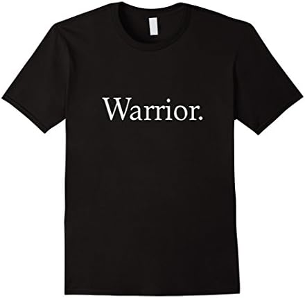 Mens Warrior. T-Shirt Small Black