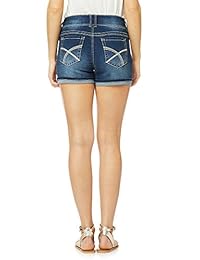 Wallflower Juniors Delicioso Curvy medio muslo Denim corto pantalones cortos