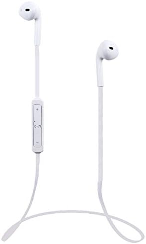 Sherlocker Bluetooth Headphones, B3300 Wireless Stereo Bluetooth 4.1 Headset Sport Headphone Earphone Built-in MIC,+ Headphones Pouch Bag for Apple iPhone 8, 8 plus, X, 7, 7 plus, 6s, 6s plus (White)