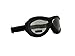 Hot Leathers Big Ben Motorcycle Goggles Clear Lense Fit Over Glasses