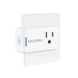Smart Plug Upgraded Mini WiFi Smart Socket Outlet Work with Amazon Alexa Echo/Google Assistant and IFTTT, No Hub Required by KKUP2U