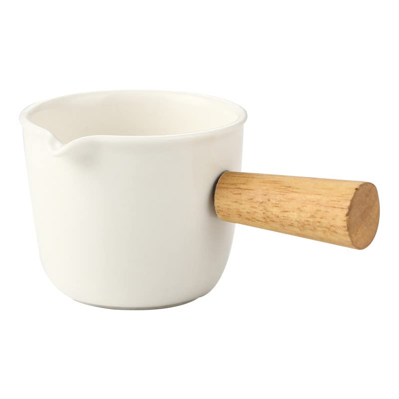 2pcs Gravy Jugs Small Milk Jugs 180ml 6Oz Ceramic Jugs for Home Bar Party Espresso Coffee Milk