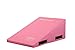 We Sell Mats Preschool Gymnastics Incline Mat, Cheese Wedge Skill Shape, Tumbling Mat for Gymnastics Training, Cheerleading and Obstacle Courses, Pink, preschool (34