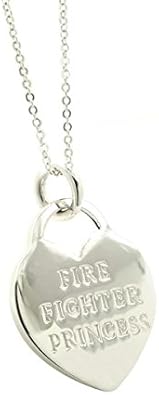 firefighter girlfriend necklace