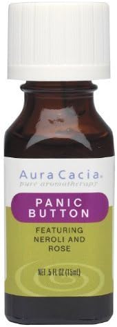 Aura Cacia Aura Cacia Essential Solutions Oil Blend, Panic Button, 0.5 fluid ounce (Pack of 2)